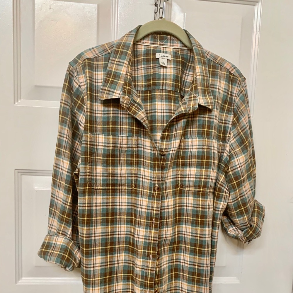 L L BEAN 100% cotton flannel